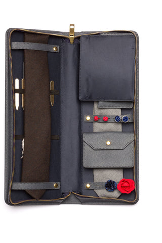 Waxed Canvas Accessories Travel Case Maroon