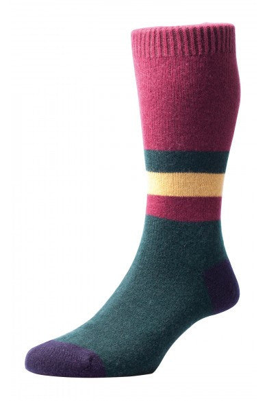 Luxury Cashmere Block Stripe