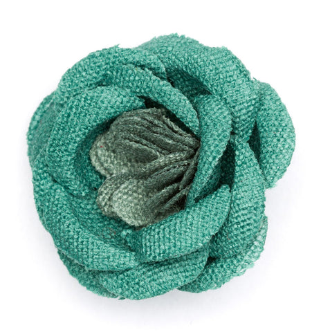 Lapel Flower Evergreen Small Fabric