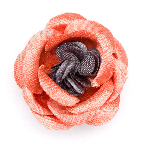 Lapel Flower Coral Reef Small Satin