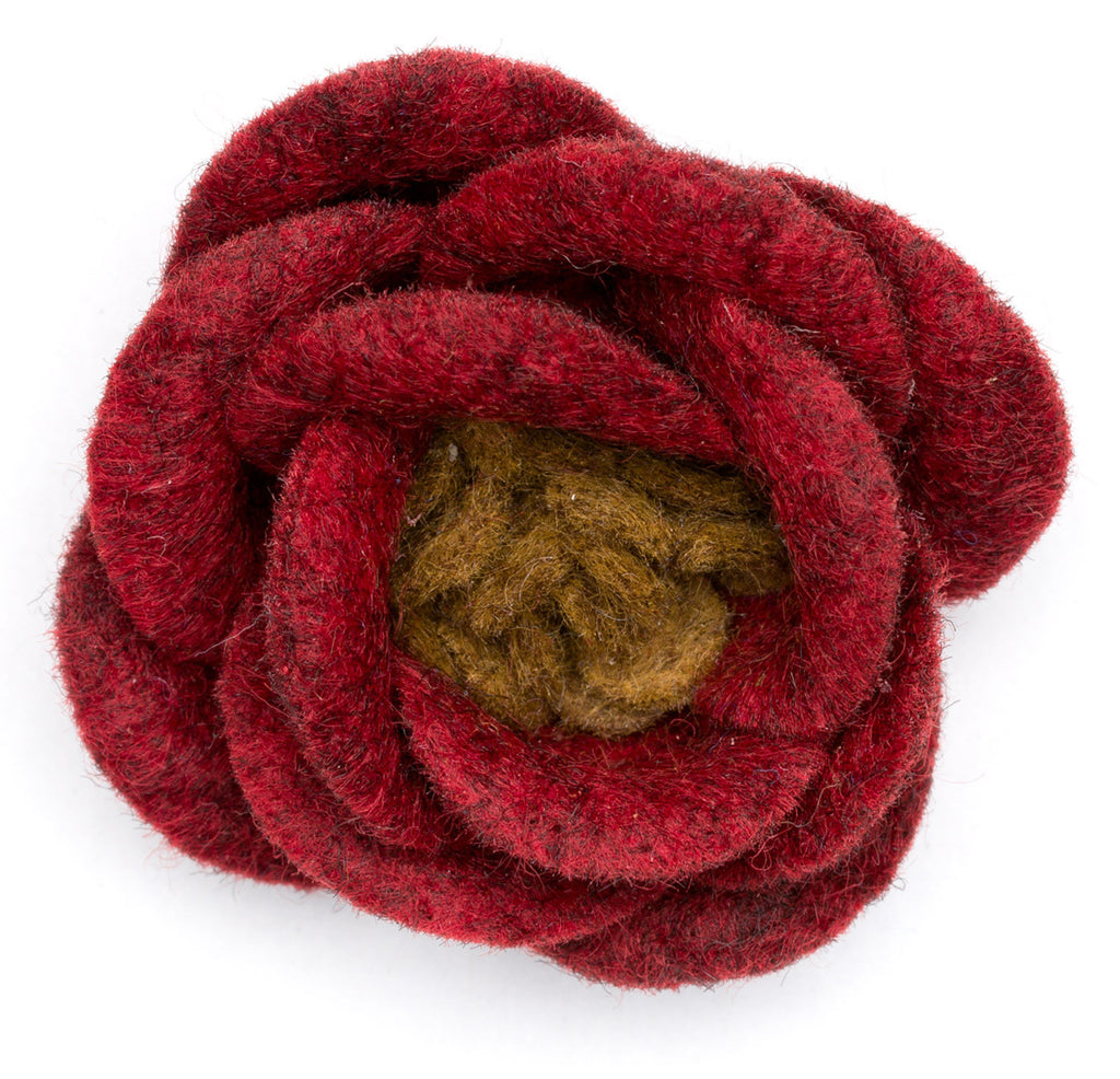 Lapel Flower Azalea Large Wool