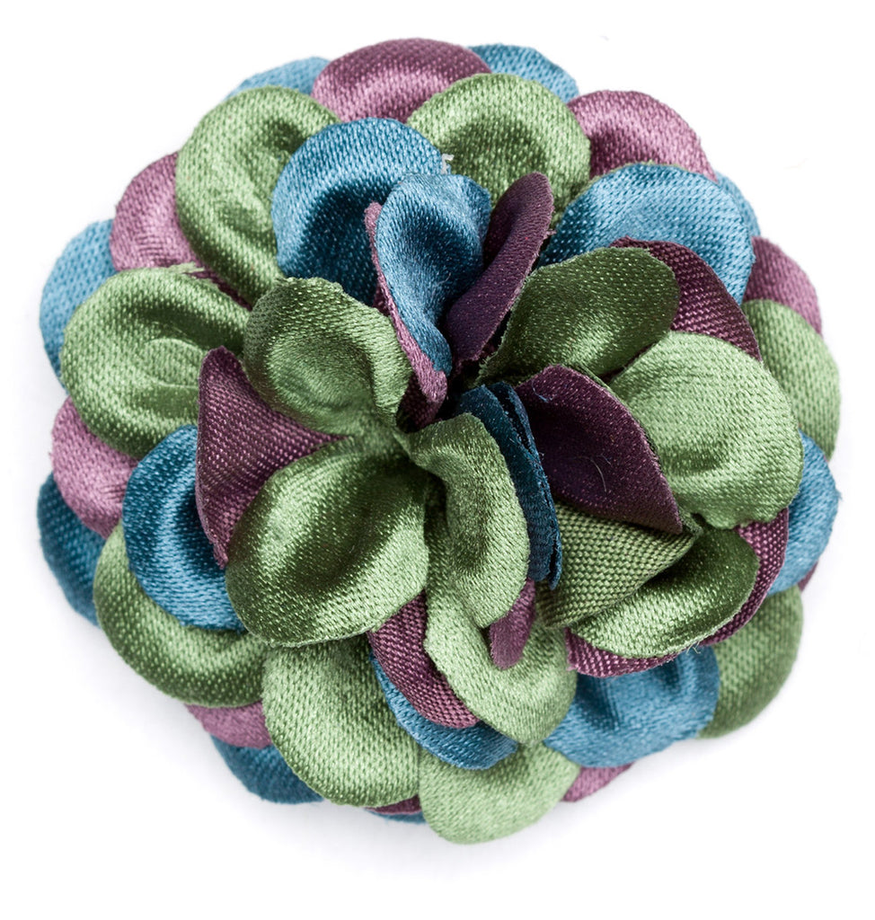Lapel Flower Aster Large Fabric