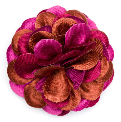 Lapel Flower Birch Large Fabric