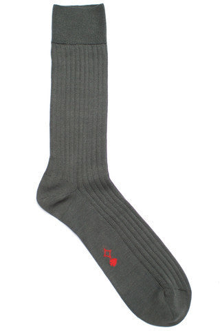 Ribbed Grey Egyptian Cotton