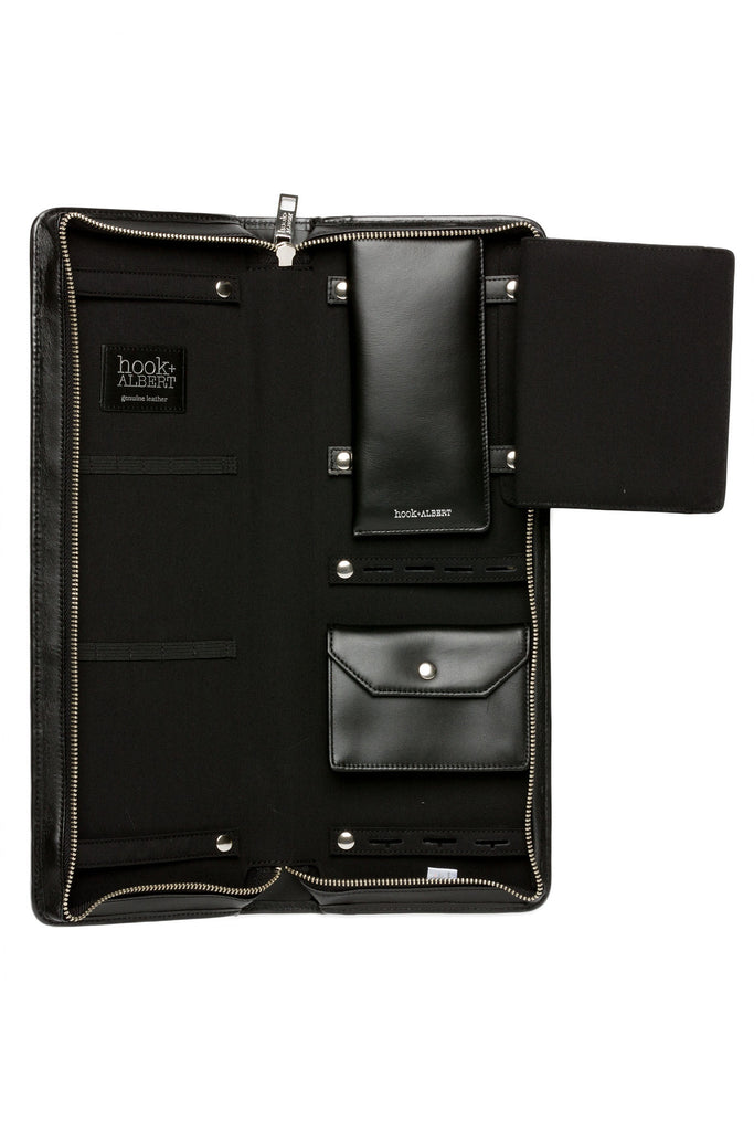 Waxed Canvas Accessories Travel Case Maroon