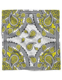 Pocket Square Paisley Lemon
