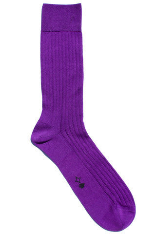 Ribbed Purple Egyptian Cotton