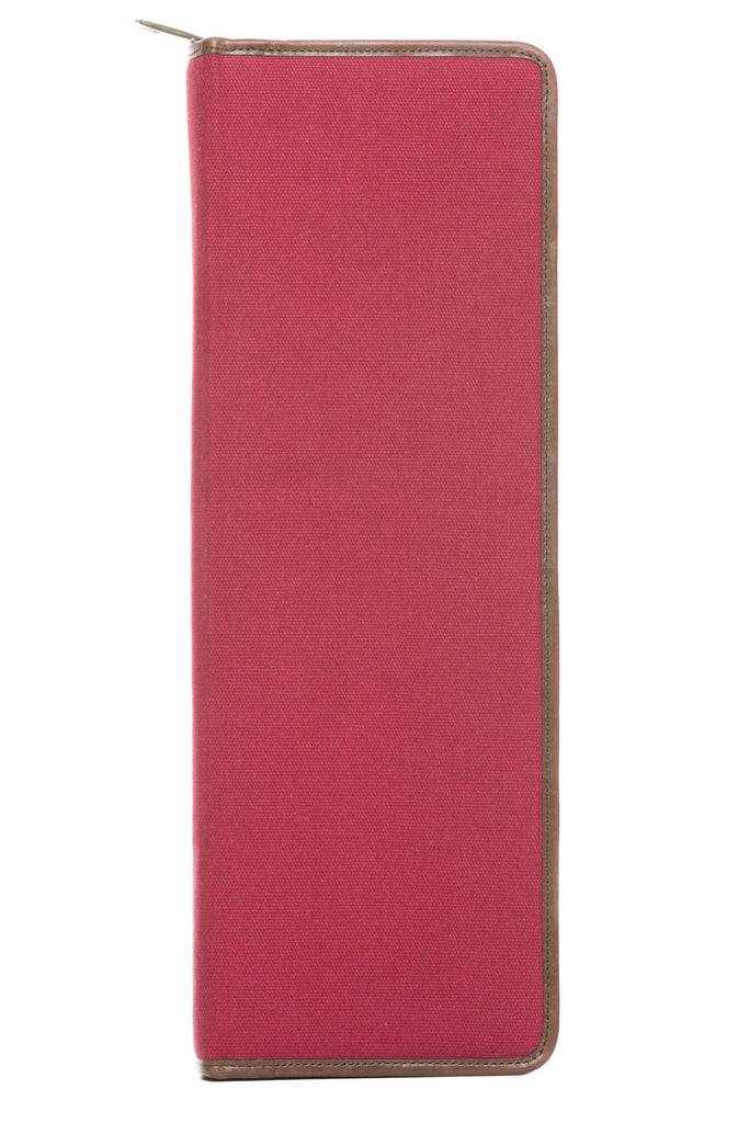 Waxed Canvas Accessories Travel Case Maroon