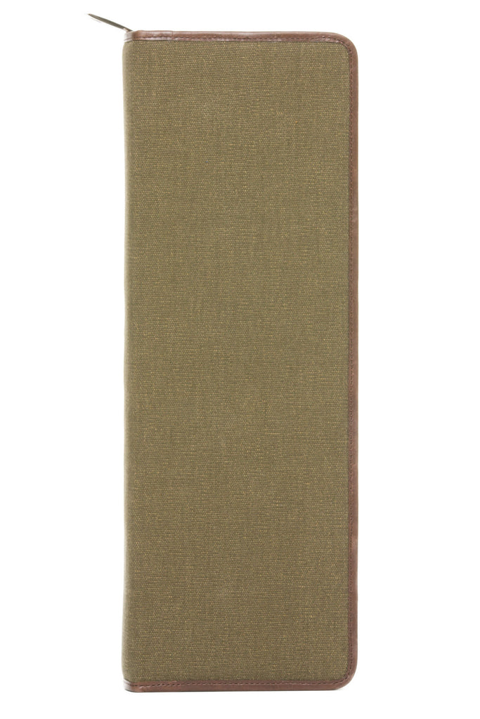 Waxed Canvas Accessories Travel Case Olive