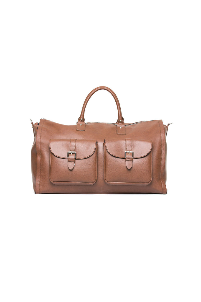 Brown Saffiano Leather Bag