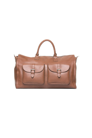 Brown Saffiano Leather Bag