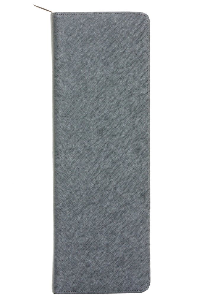 Saffiano Leather Accessories Travel Case Blue