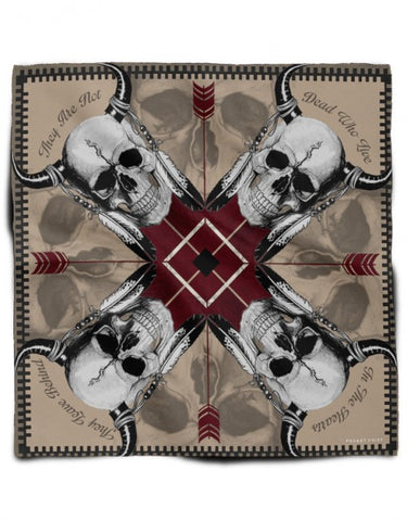 Pocket Square Skull Chief