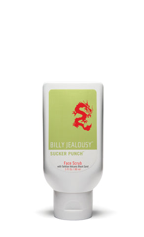 SUCKER PUNCH Face Scrub with Tahitian Volcanic Black Sand 3 oz / 88 ml