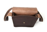 Leather Man Bag - Buffalo Brown