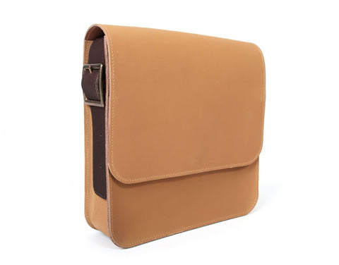 Leather Man Bag - Mean as Mustard